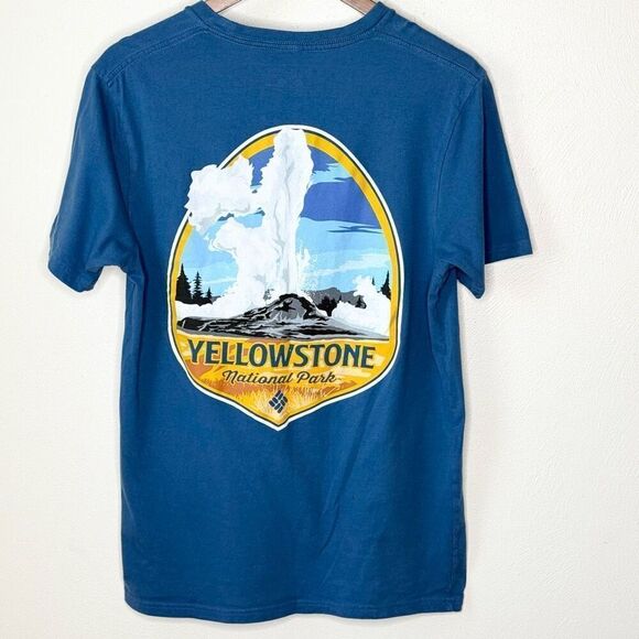 Columbia Yellowstone National Park Short Sleeve T Shirt - Men’s US M - Picture 1 of 7